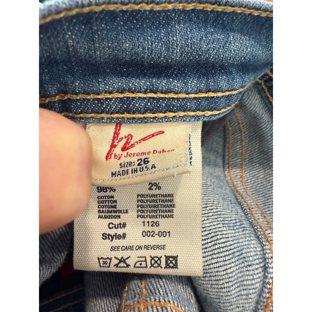 Y2K Citizens of Humanity Blue Ingrid Low Waist Flair Stretch Jeans USA Retro 26 - Picture 2 of 9